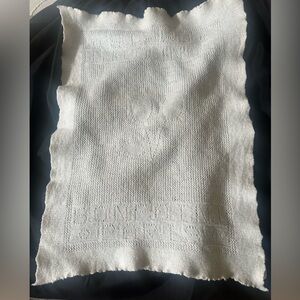 Baby Bonpoint Ivory Knitted Blanket